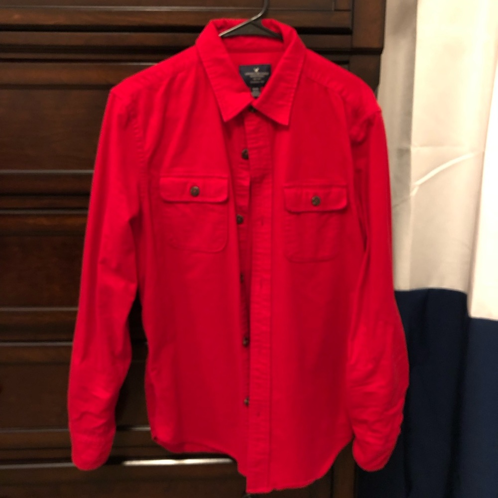 red flannel shirt
